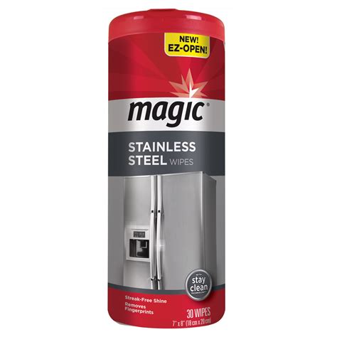 Keep Your Stainless Steel Surfaces Spotless with Magic Wipes
